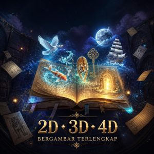 Buku Mimpi Erek Erek Bergambar untuk Angka 2D 3D 4D
